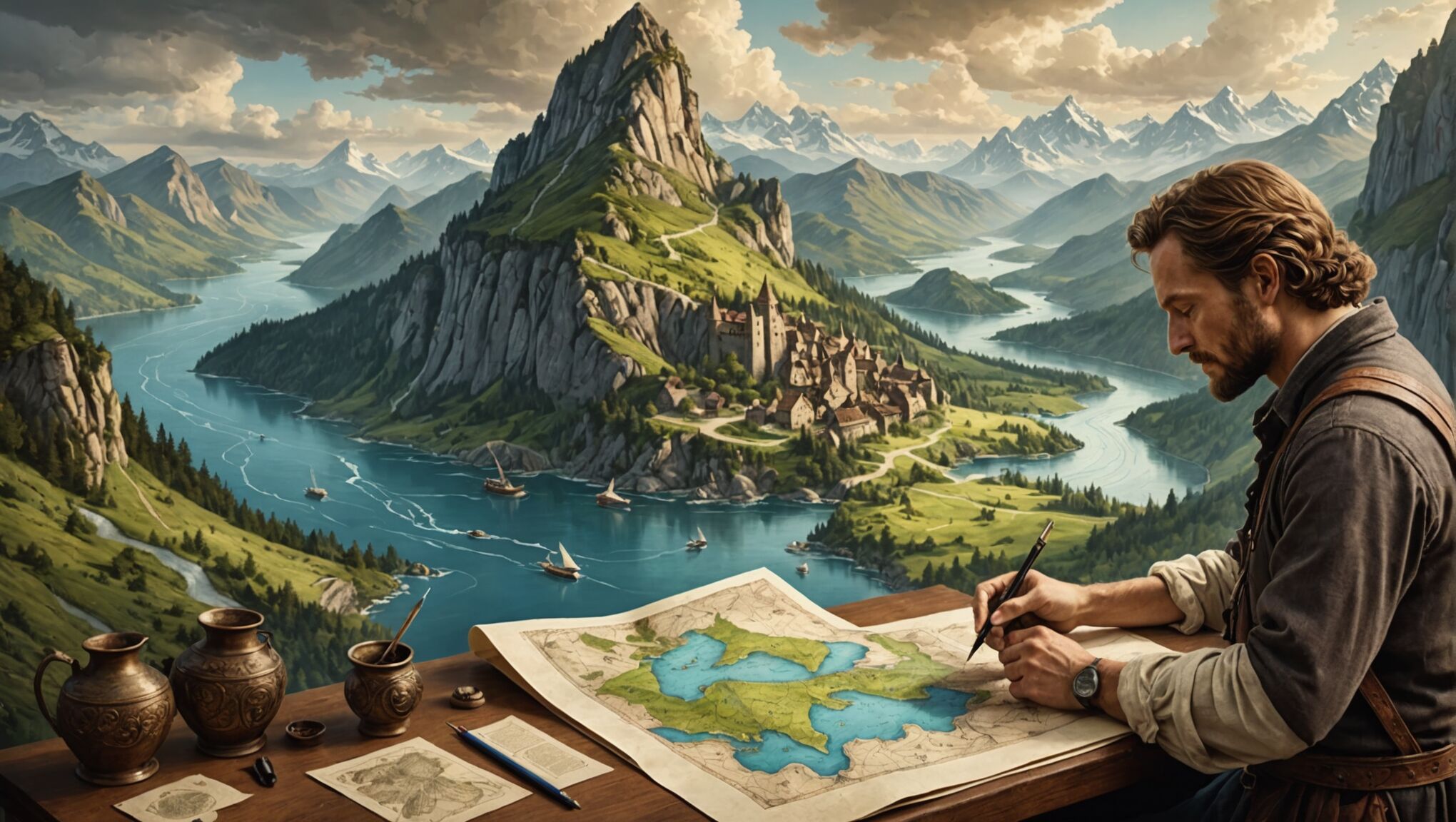 Fantasy Map Design: Bringing Worlds to Life on the Cover