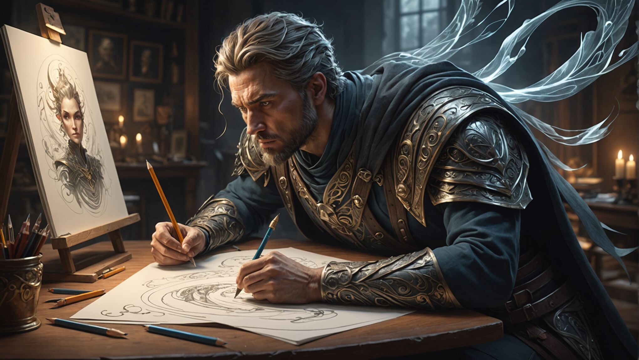 From Concept to Cover: Designing Epic Fantasy Artwork